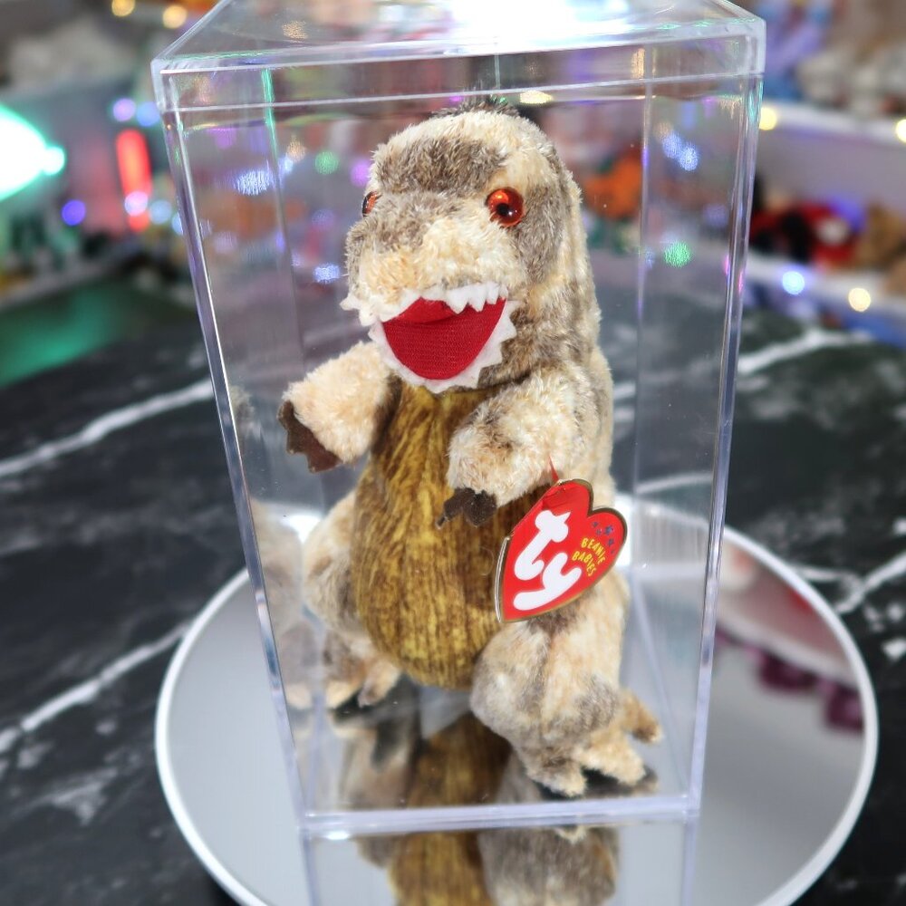TY Beanie Baby - Toothy the Tyrannosaurus Rex | MWMT New Mint Tags | Retired